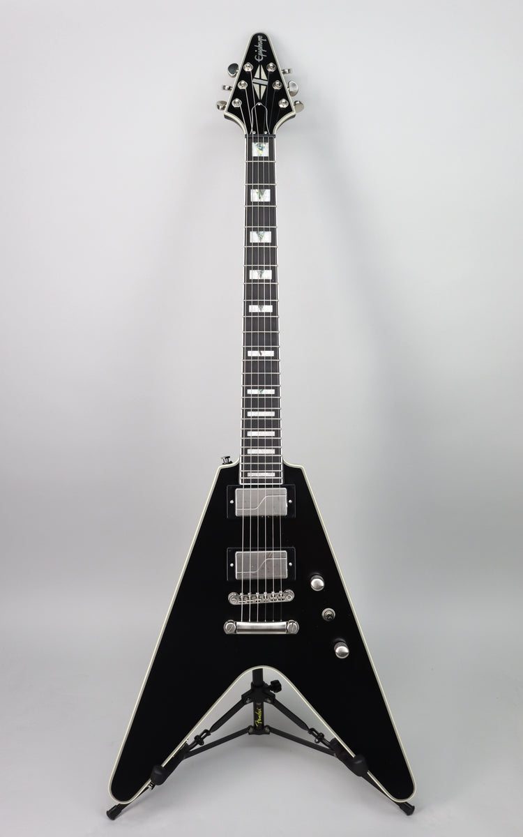 Epiphone by Gibson Flying V ブラックエボニー 99年 Epiphone by Gibson Flying V ブラックエボニー 99年 - メルカリ