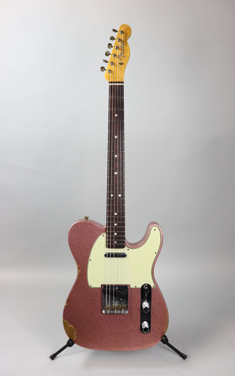 ギター Triumph Telecaster Fender Custom Shop 1964 Telecaster Relic Guitar, Aged Fiesta