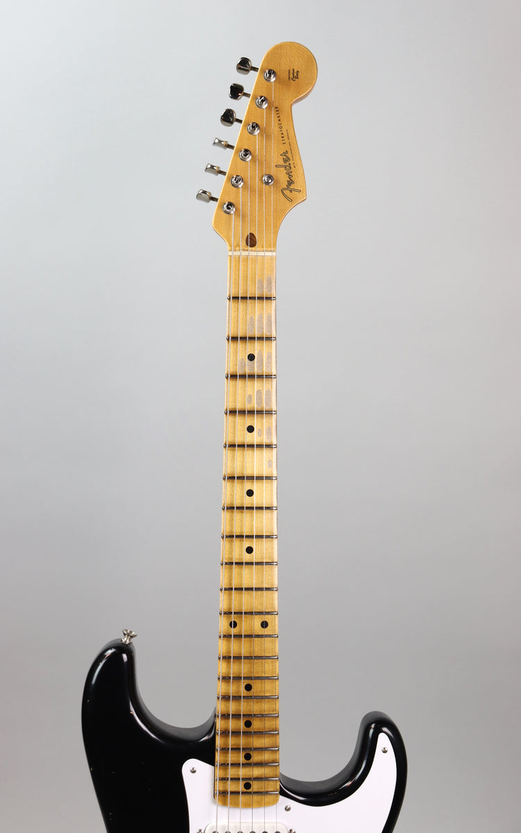 ❖CustomWierring Relic Black Stratocaster Fender Custom Shop Limited Edition Fat '54 Strat Relic Aged Black