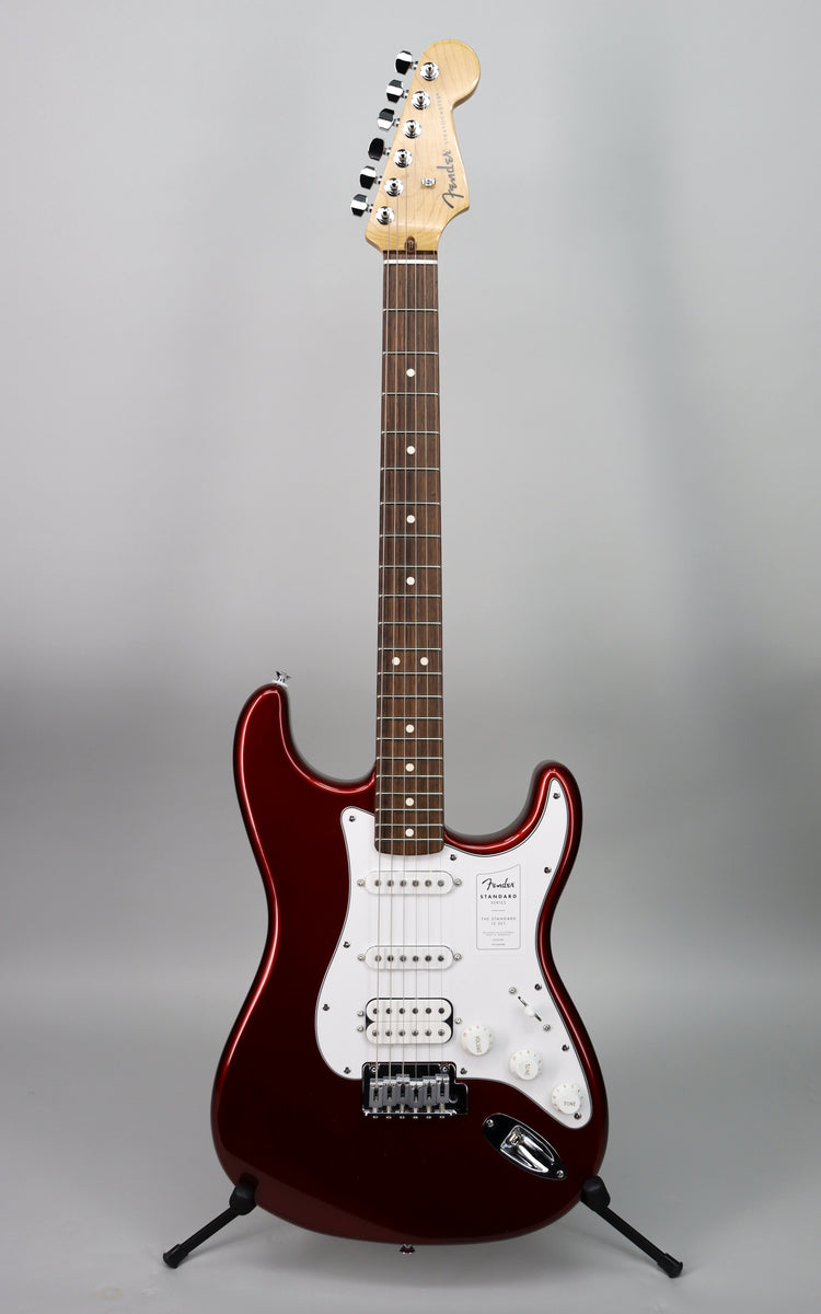 Case Bundle Fender Standard Stratocaster HSS Candy Cola + Fender