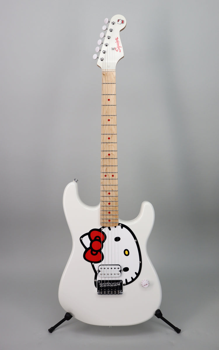 Squier Limited Edition Hello Kitty Stratocaster White – Detroit Guitar