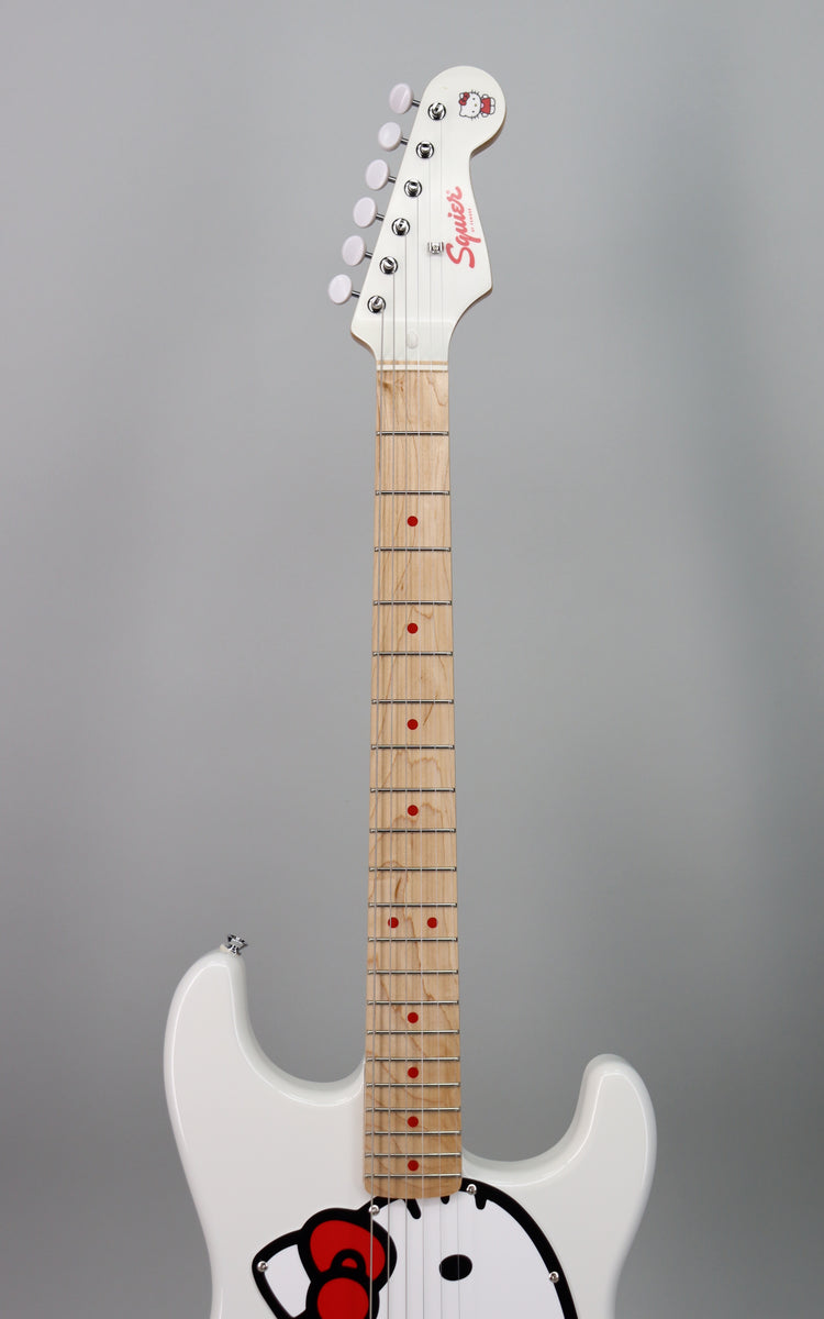 Squier Limited Edition Hello Kitty Stratocaster White – Detroit Guitar