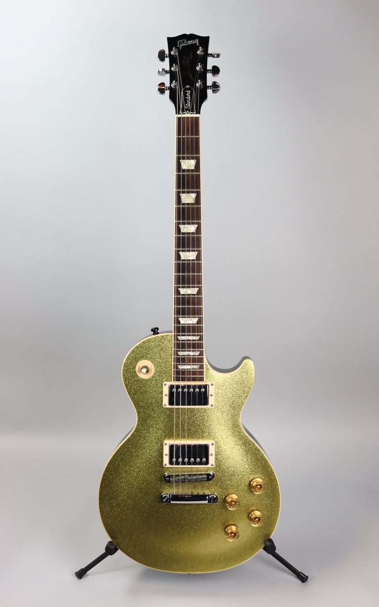 Used 2000 Gibson Les Paul Standard Millennium Edition Gold Sparkle