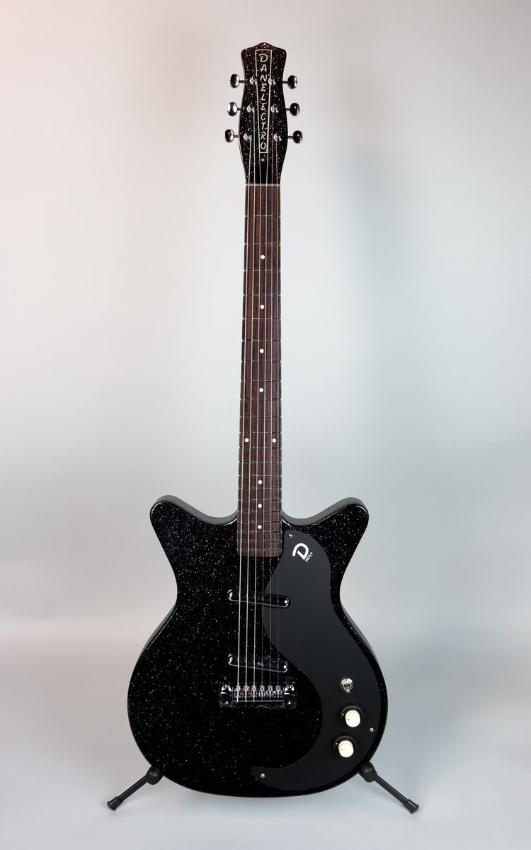 Danelectro '59 Mod New Old Stock Plus Blackout Black Metalflake