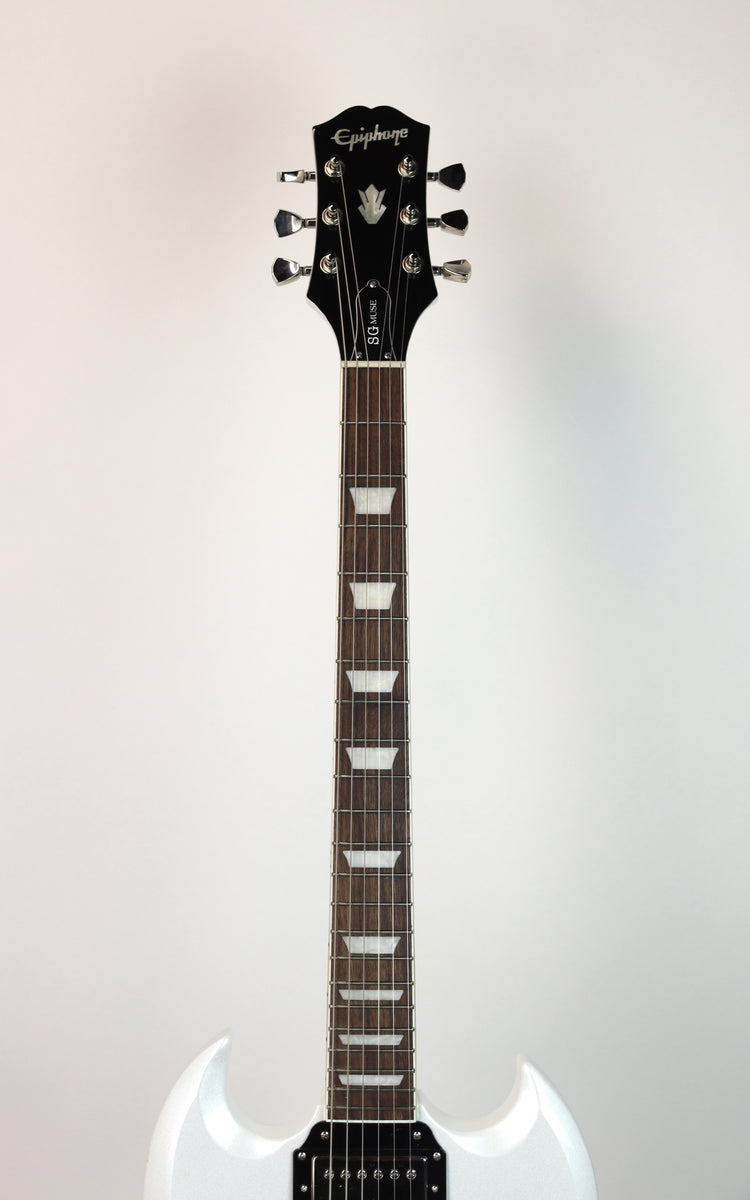 Epiphone SG Muse ホワイトメタリック Epiphone A Modern Take on the Classic SG With Alnico Classic