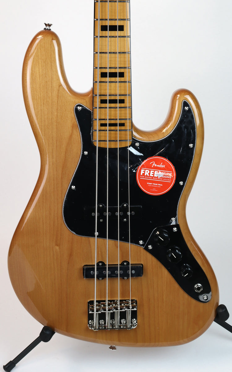 【美品】Squier Classic Vibe ‘70s Jazz Bass Squier Classic Vibe '70s Jazz Bass Natural – Detroit Guitar