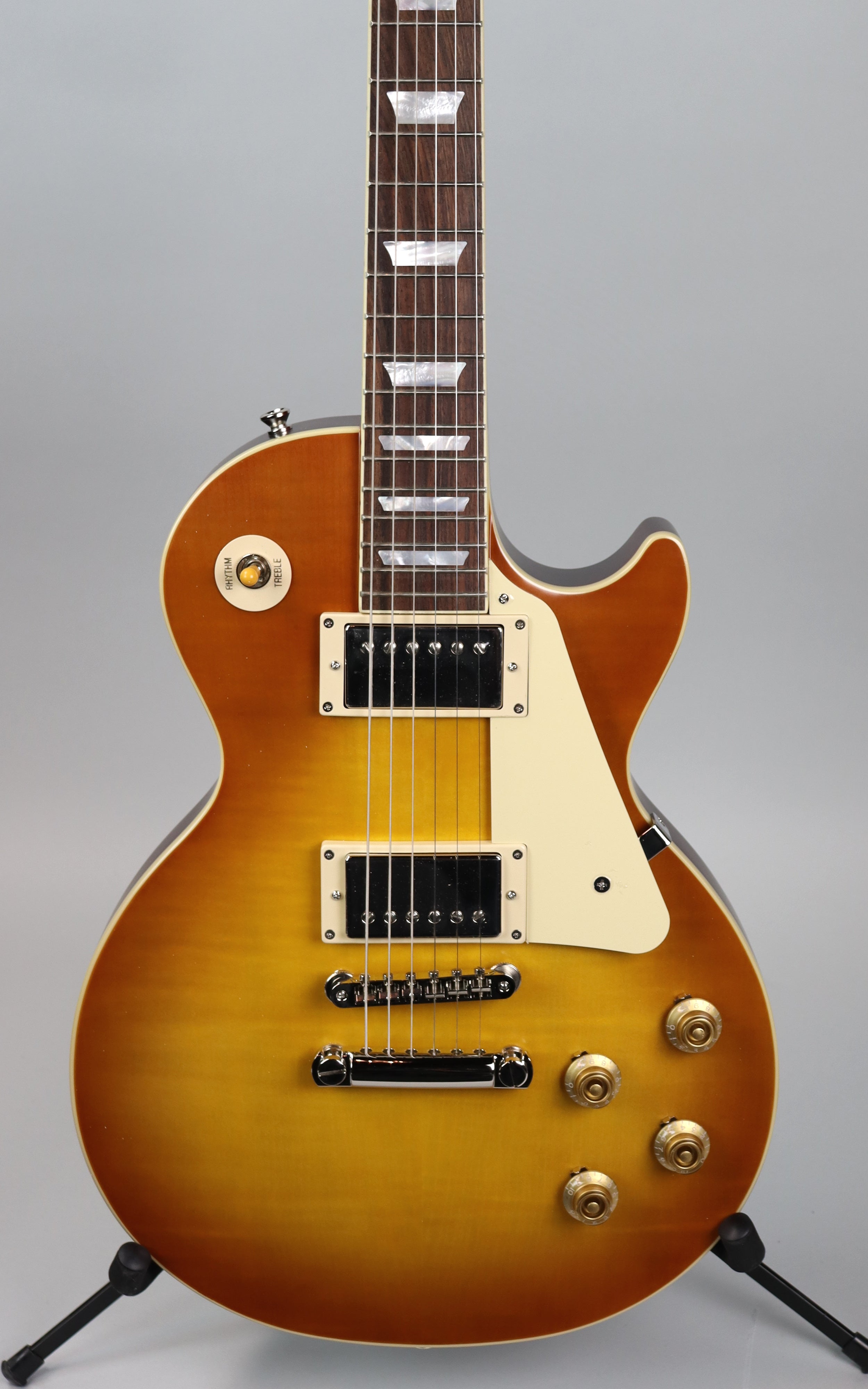 Epiphone Inspired by Gibson Custom '59 Les Paul Standard Iced Tea Burs –  Detroit Guitar