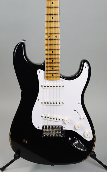 ❖CustomWierring Relic Black Stratocaster FenderCSLTDFat54StratAgedBlack