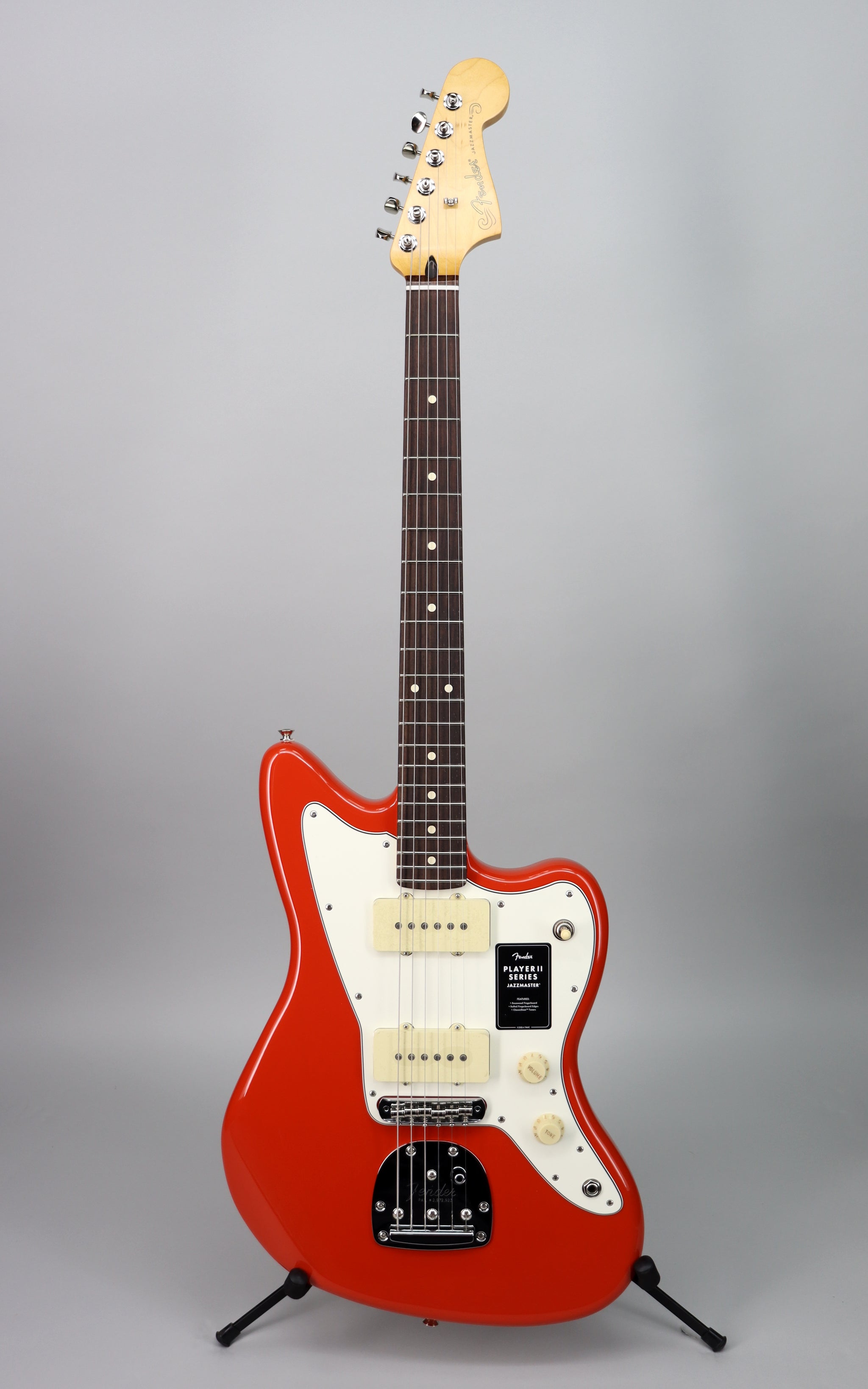 Amp Bundle Fender Player II Jazzmaster Coral Red + Fender Mustang
