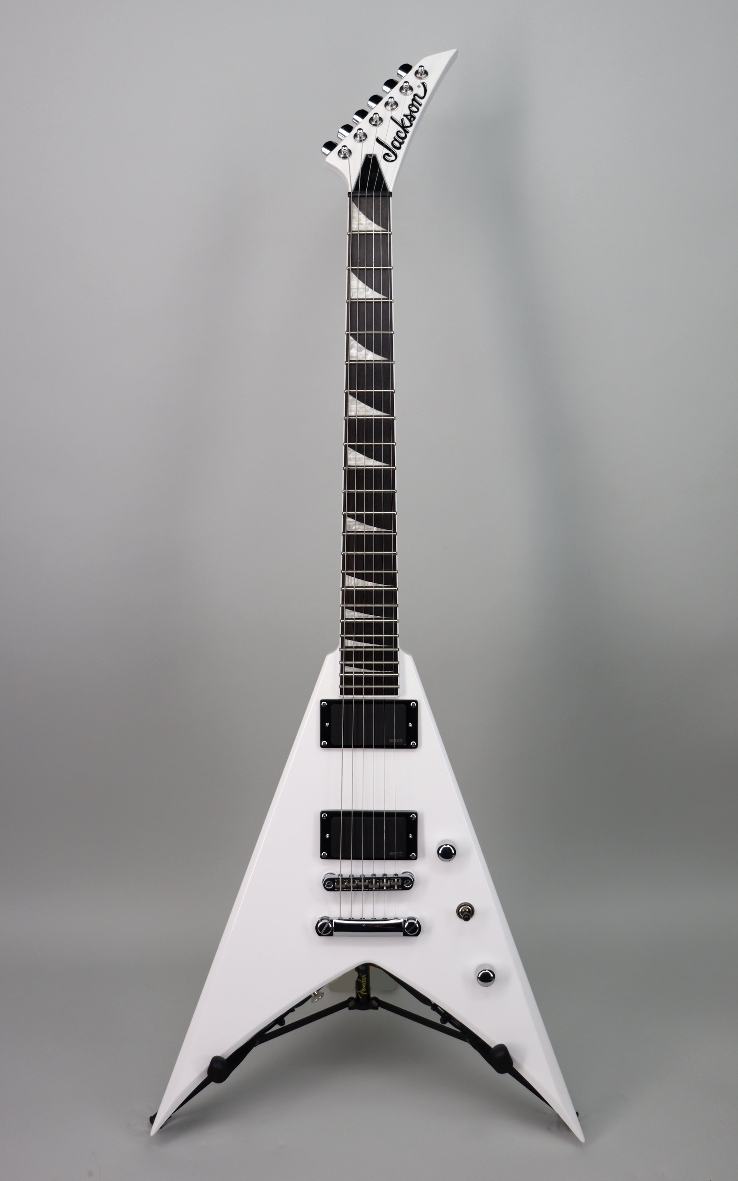 Jackson Pro Series King V KVTMG Snow White Detroit Guitar jackson-pro-series-king-v-kvtmg-snow-white-detroit-guitar