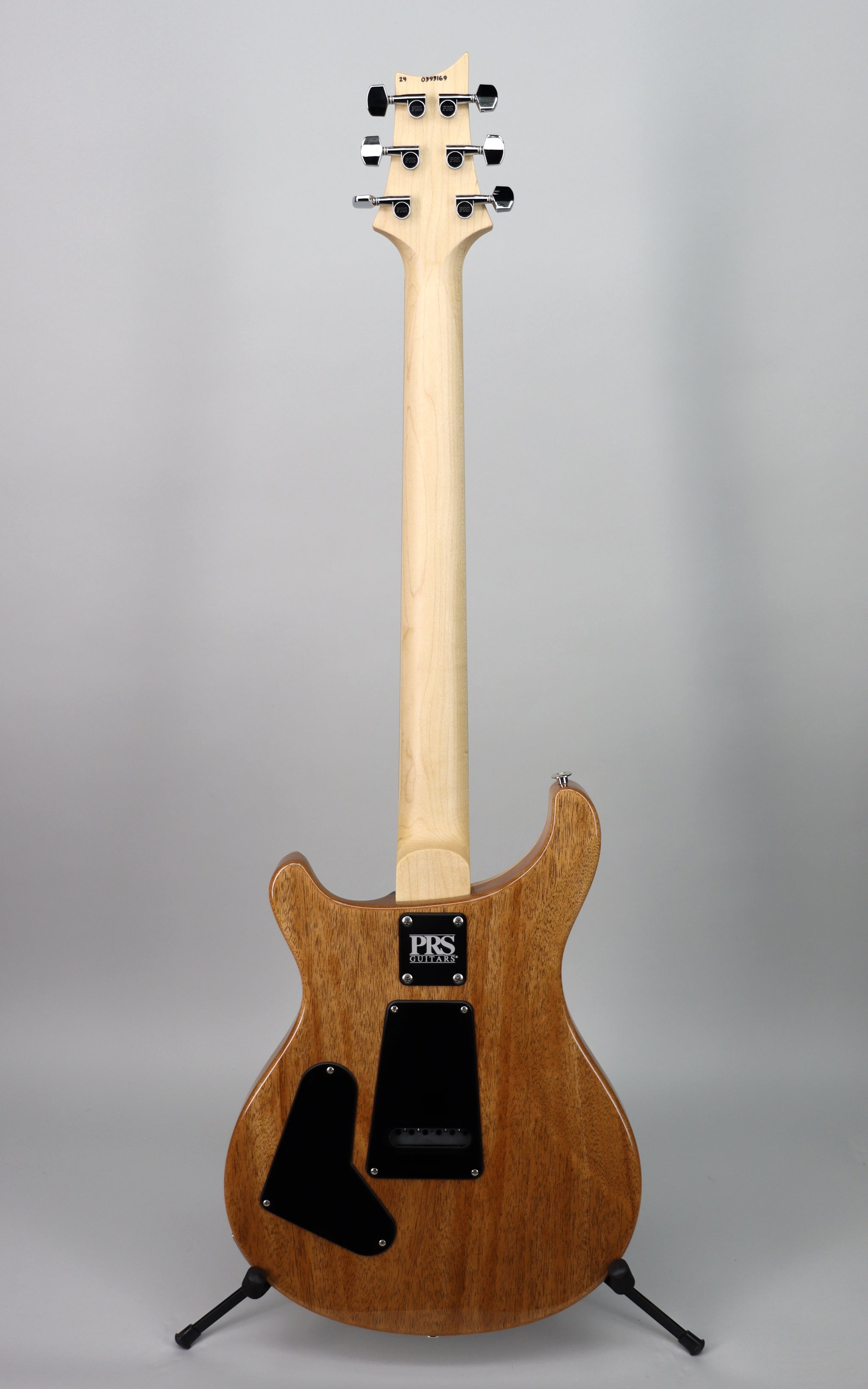 Paul Reed Smith CE 24 Black Top Natural Back – Detroit Guitar