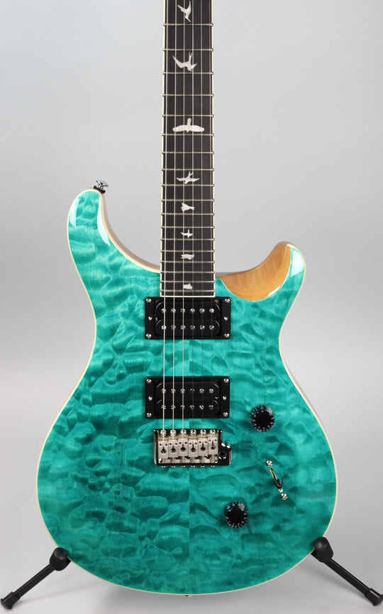 Paul Reed Smith SE Custom 24 Quilt Turquoise – Detroit Guitar