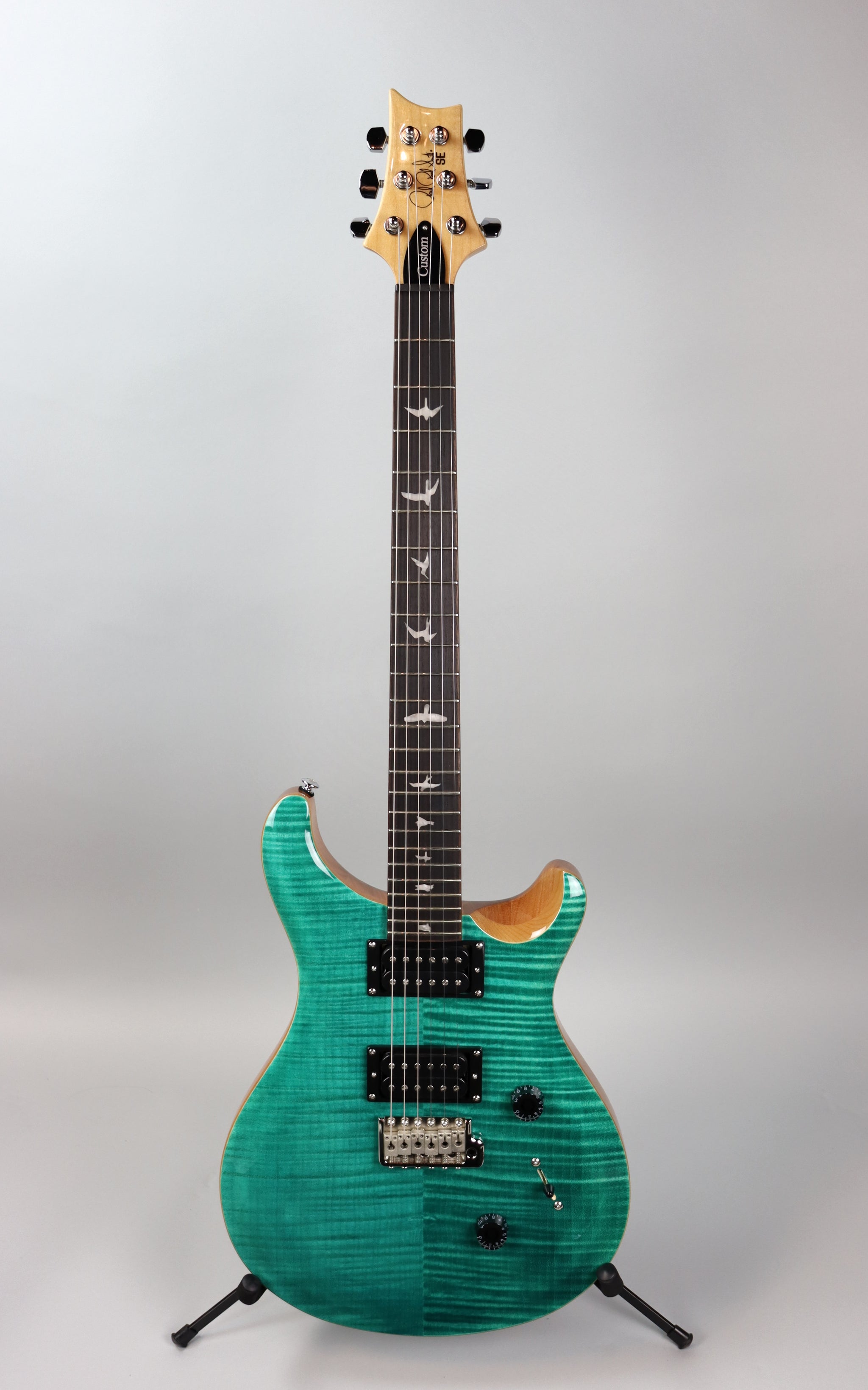 Paul Reed Smith SE Custom 24 Turquoise – Detroit Guitar