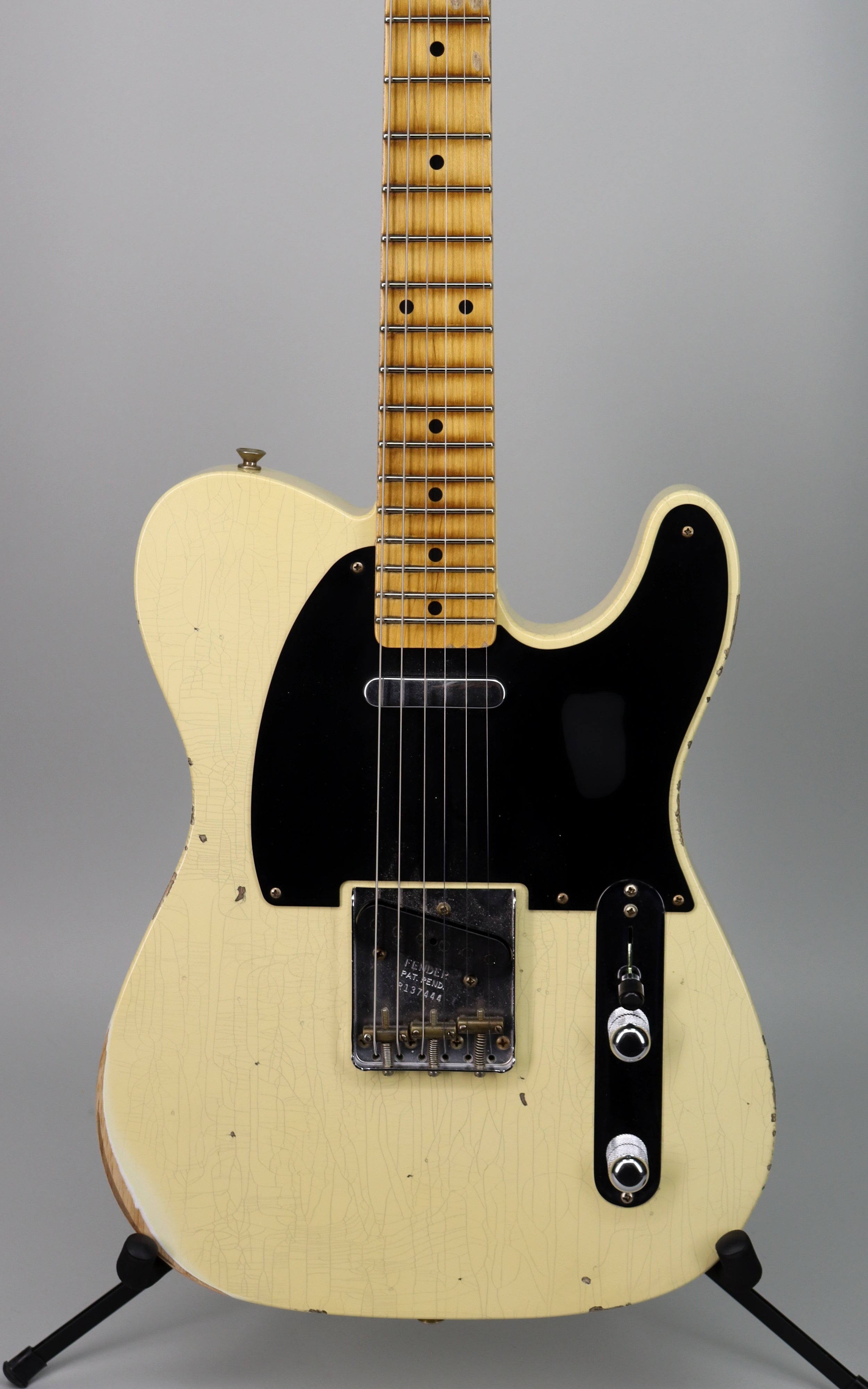 Used 2024 Fender Custom Shop '54 Tele Relic Aged Vintage White ...
