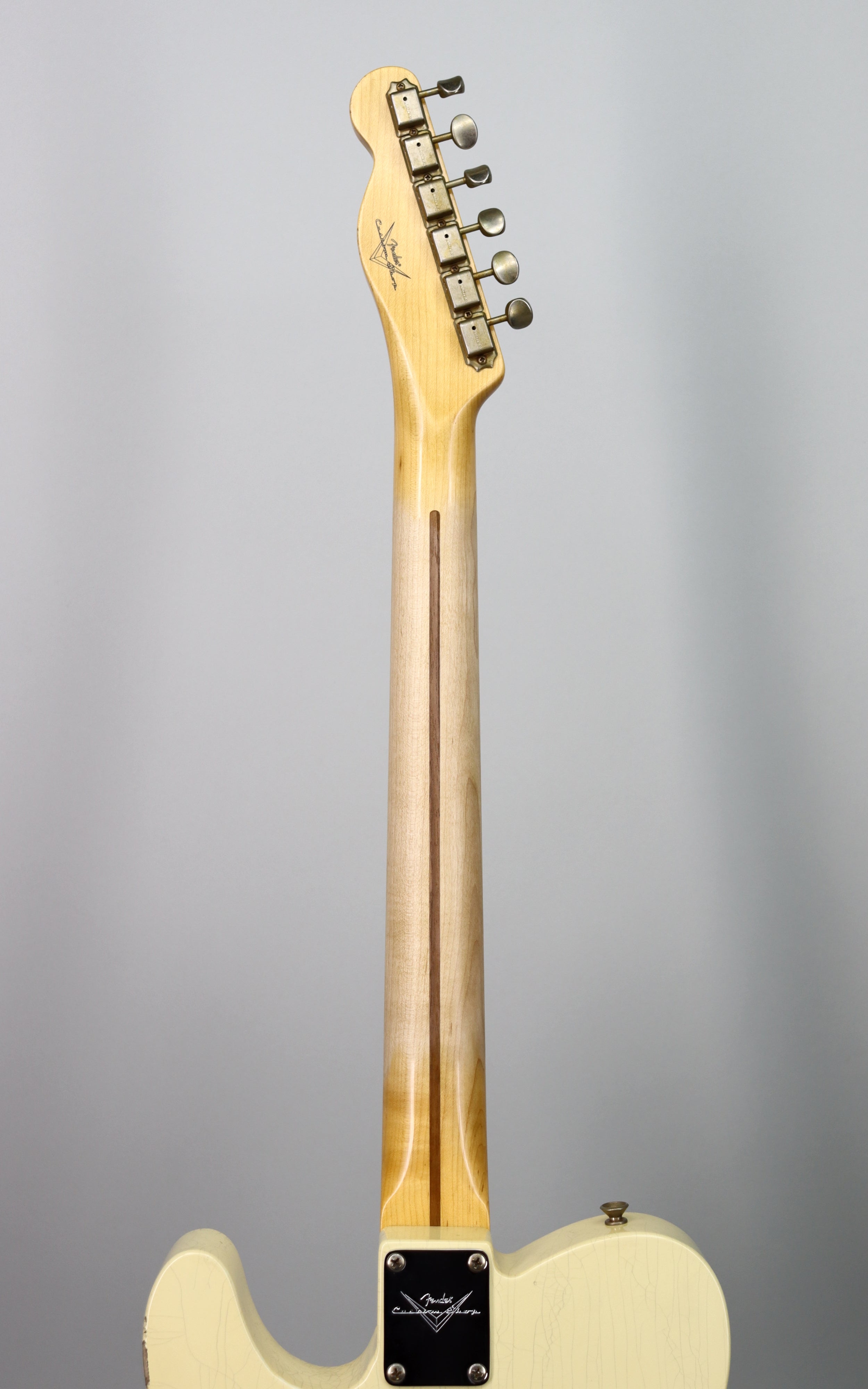 Used 2024 Fender Custom Shop '54 Tele Relic Aged Vintage White ...