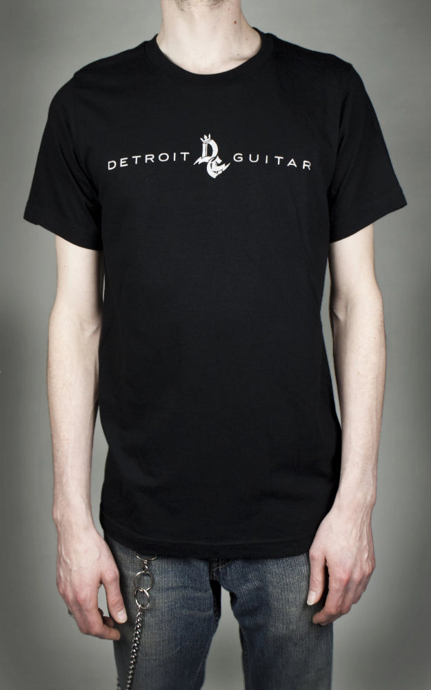 Detroit Guitar Classic Logo T-Shirt Black