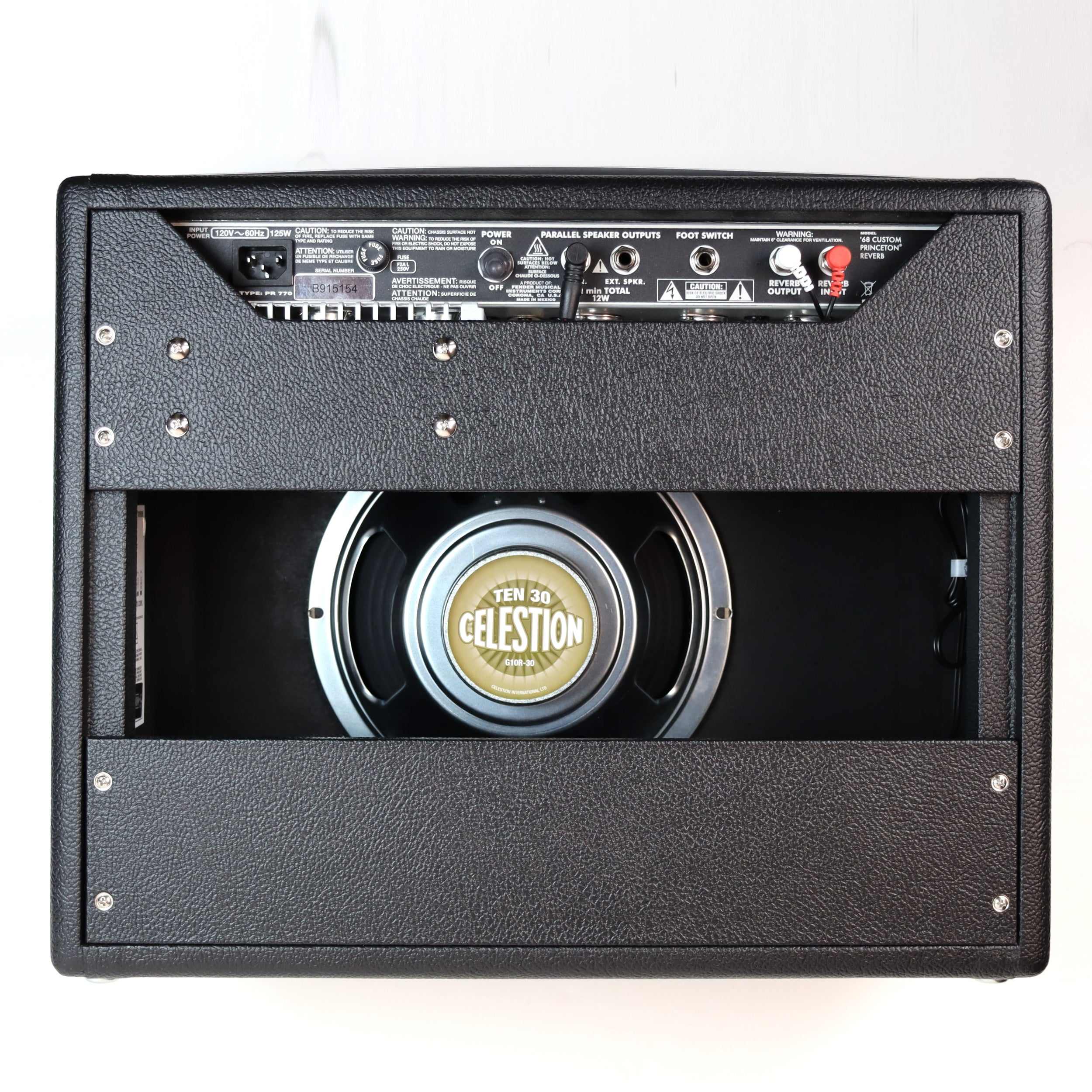 Princeston Reverb Fender '68 Custom Princeton Reverb – Detroit Guitar