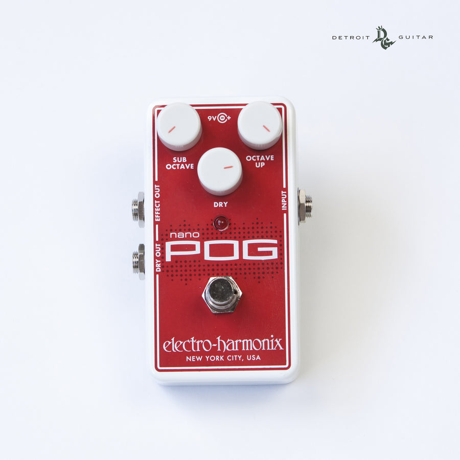 Electro-Harmonix Nano Pog Polyphonic Octave Generator – Detroit Guitar