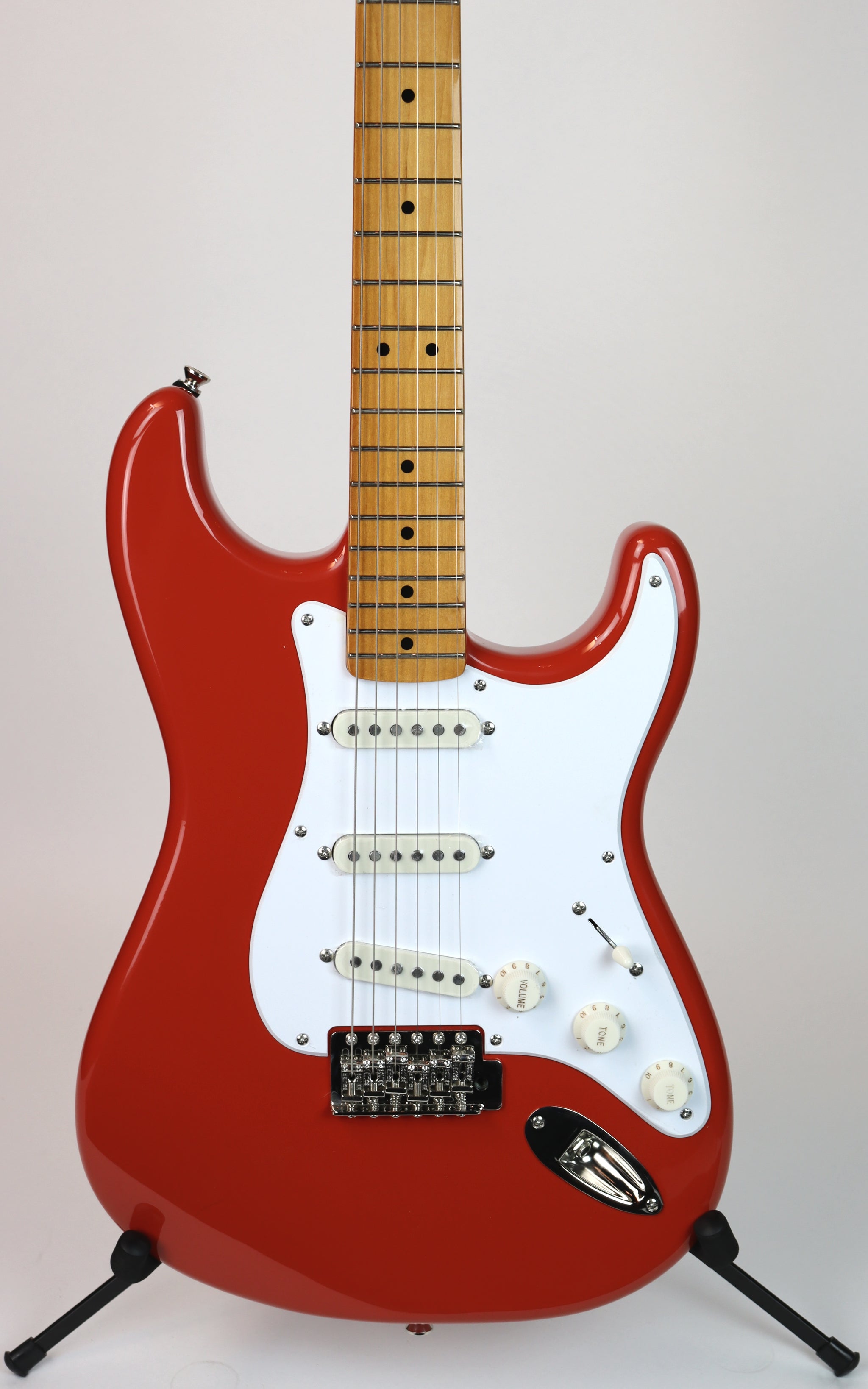 Tweed Bundle Squier Classic Vibe '50s Stratocaster Fiesta Red +